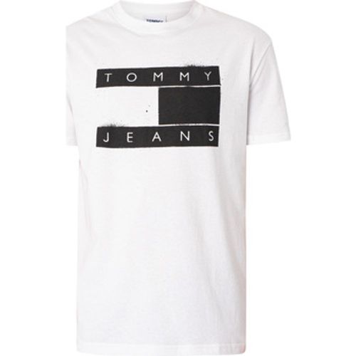 T-Shirt Klassisches Spray-Flaggen-T-Shirt - Tommy Jeans - Modalova