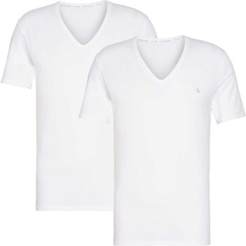 T-Shirts & Poloshirts S/S V Neck 2Pk - Calvin Klein Jeans - Modalova