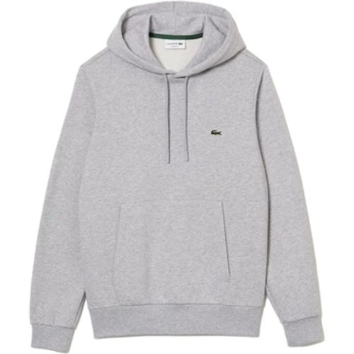 Sweatshirt Organic Brushed Cotton Hoodie - Grey - Lacoste - Modalova