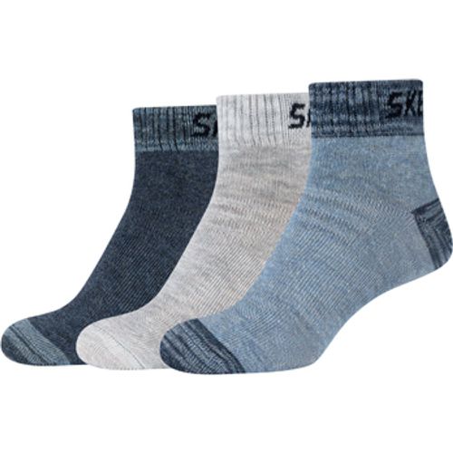 Socken 3PPK Boys Mesh Ventilation Quarter Socks - Skechers - Modalova