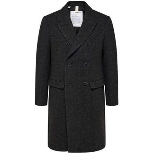 Jacken 16089380 ARCHIVE DB WOOL COAT-DARK GREY - Selected - Modalova