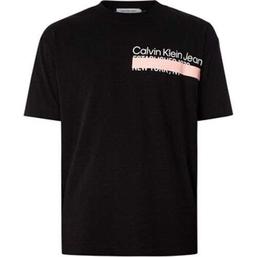 T-Shirt Mehrschichtiges Adress-T-Shirt - Calvin Klein Jeans - Modalova
