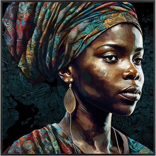 Gemälde, Leinwände Afrikanische Frau Malerei - Signes Grimalt - Modalova