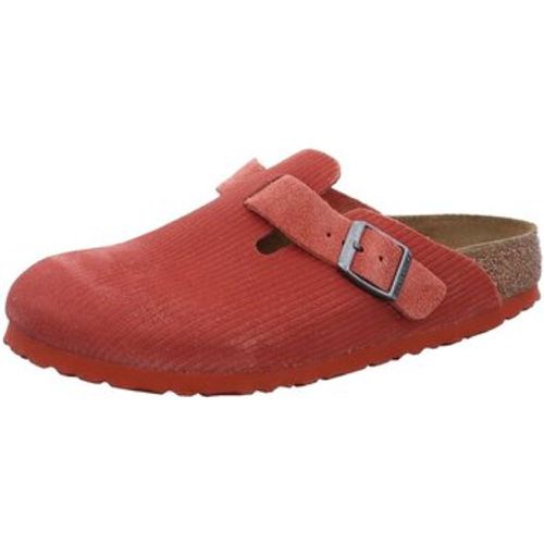 Clogs Pantoletten cord sienna Veloursleder g 1025689 Boston - Birkenstock - Modalova