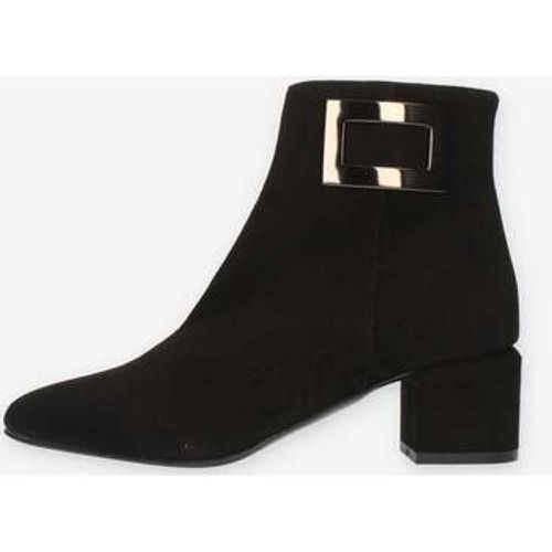 Damenstiefel 2586-CAMOSCIO-NERO - Albano - Modalova