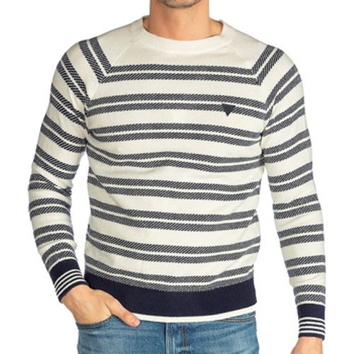Sweatshirt Adam Raglan Ls Cn Striped Swtr - Guess - Modalova