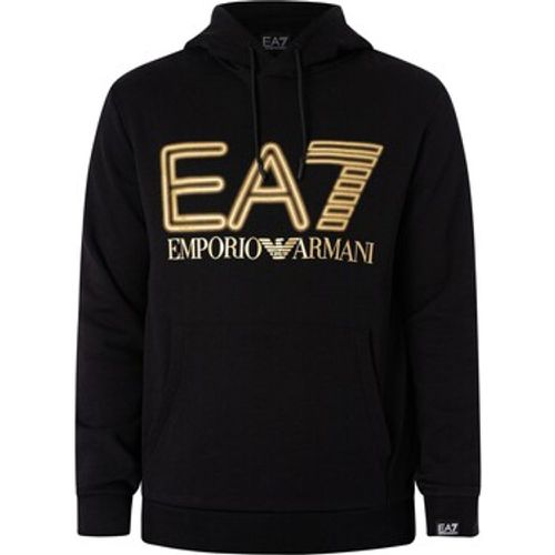 Sweatshirt Grafischer Neon-Pullover-Hoodie - Emporio Armani EA7 - Modalova