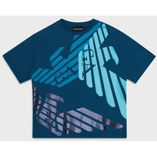 T-Shirts & Poloshirts EMPORIO ARMANI T-SHIRT OVER CON MAXI AQUILE Art. 6L4TJ3 - Armani Jeans - Modalova