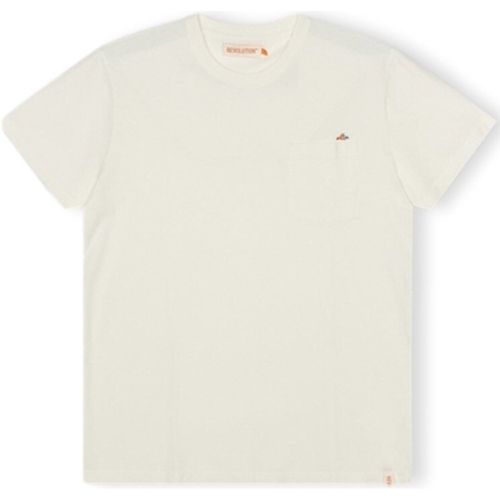 T-Shirts & Poloshirts T-Shirt Regular 1341 BOR - Off-White - Revolution - Modalova