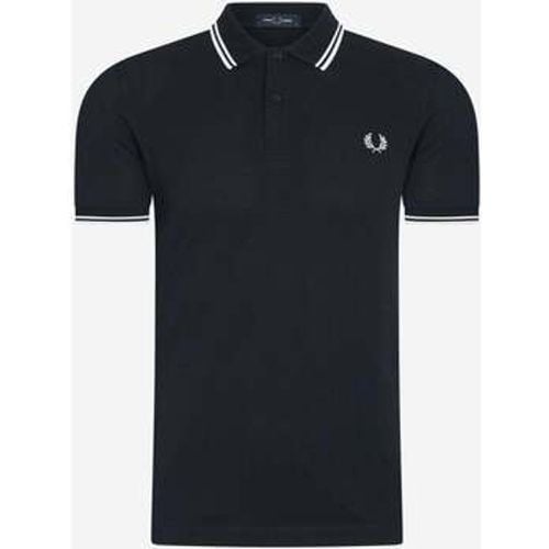 T-Shirts & Poloshirts -Hemd mit zwei Spitzen – Marineweiß - Fred Perry - Modalova