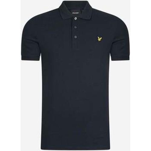 T-Shirts & Poloshirts Einfarbiges Poloshirt - Dunkelblau - Lyle & Scott - Modalova