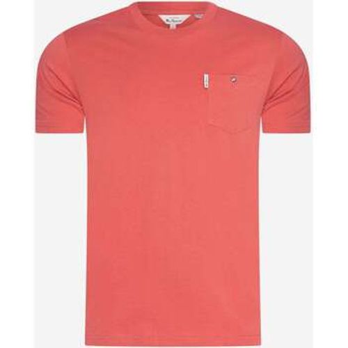 T-Shirts & Poloshirts T-Shirt mit charakteristischer Tasche – Himbeere - Ben Sherman - Modalova