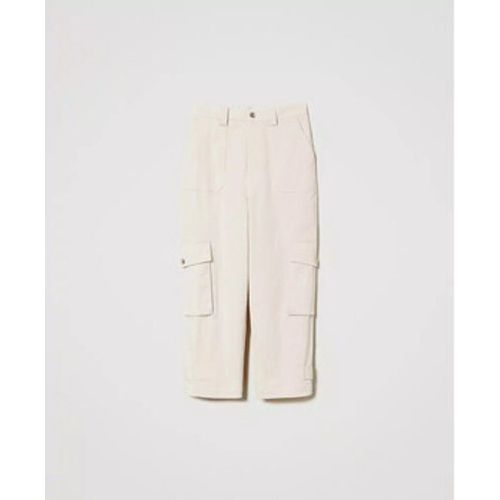 Jeans PANTALONI CARGO IN GABARDINA Art. 241TE2100 - Twin Set - Modalova