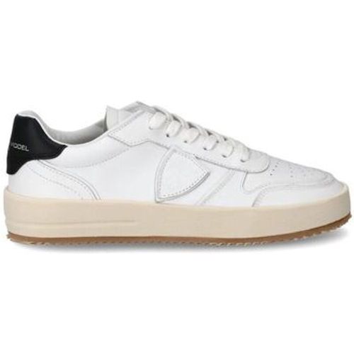 Sneaker VNLD V002 - NICE LOW-VEAU BLANC - NOIR - Philippe Model - Modalova