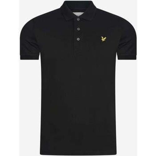 T-Shirts & Poloshirts Einfarbiges Poloshirt - Tiefschwarz - Lyle & Scott - Modalova