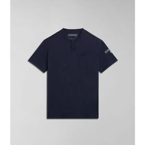 T-Shirts & Poloshirts S-MELVILLE NP0A4HQL-176 BLU MARINE - Napapijri - Modalova
