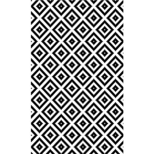 Teppiche Wohnzimmerteppich Black White - Mani Textile - Modalova