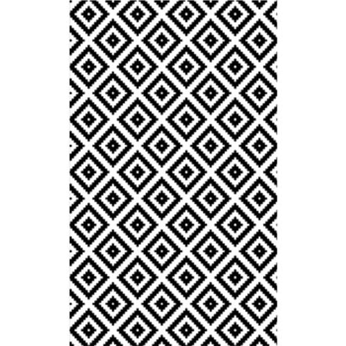 Teppiche Wohnzimmerteppich Black White - Mani Textile - Modalova