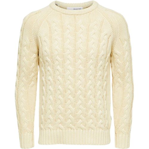 Pullover SLHBILL LS KNIT CABLE CREW NECK W - 16086658 - Selected - Modalova
