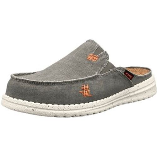 Herrenschuhe Slipper JIM-WASHED CANVAS-GREY - Step by Step - Modalova