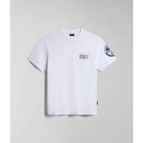 T-Shirts & Poloshirts S-AMUNDSEN NP0A4H6B-002 BRIGHT WHITE - Napapijri - Modalova