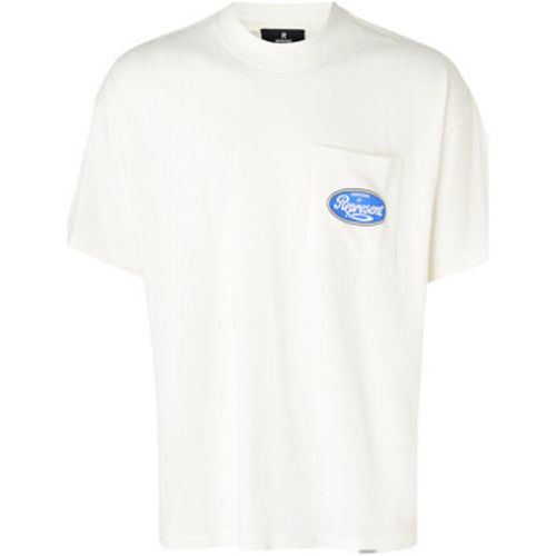 T-Shirts & Poloshirts T-Shirt Klassisches Weiß und Blau - Represent - Modalova