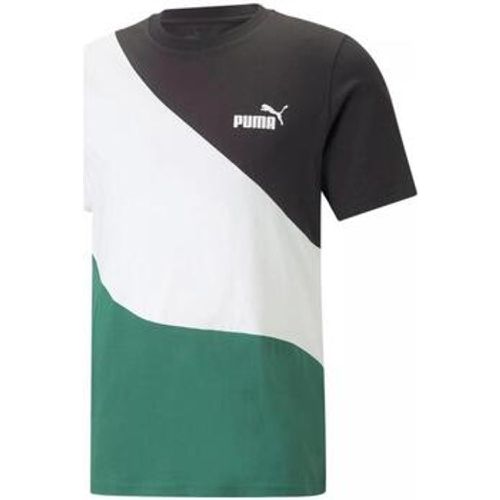 T-Shirt T-shirt Uomo 673380_power_cat_tee_nero - Puma - Modalova