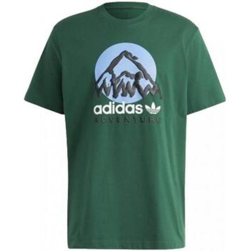T-Shirt T-shirt Uomo ic2360adv_mountain_tee_verde - Adidas - Modalova