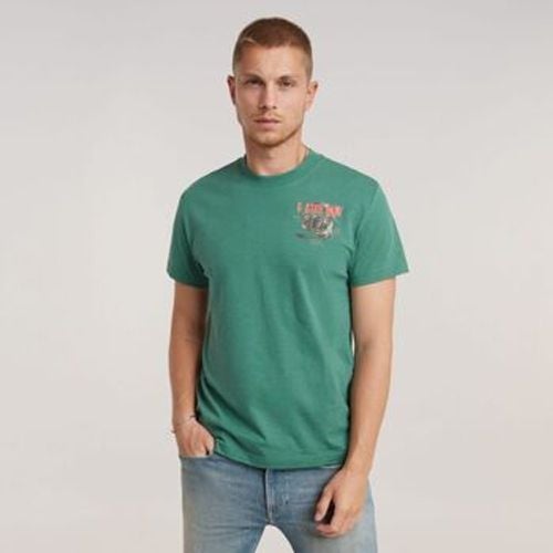 T-Shirts & Poloshirts D24687-C372 HEADPHONES-G282 SPRUCE - G-Star Raw - Modalova