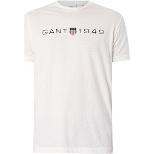 T-Shirt T-Shirt mit bedruckter Grafik - Gant - Modalova