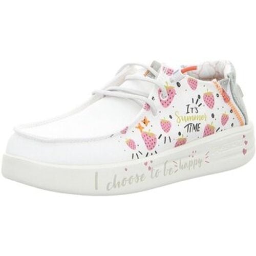 Damenschuhe Schnuerschuhe Lily print white happy - Fusion - Modalova