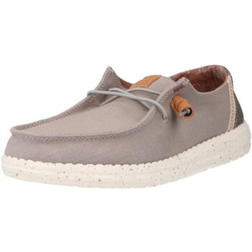 Damenschuhe Schnuerschuhe Wendy Washed Canvas Grey HD40297-030 - Hey Dude Shoes - Modalova