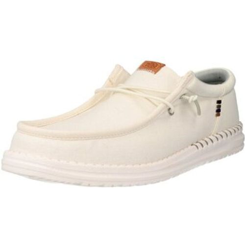 Herrenschuhe Schnuerschuhe 40677-1KA WALLY stone white - Hey Dude Shoes - Modalova