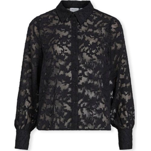 Blusen Noos Flema New Shirt L/S - Black - Vila - Modalova