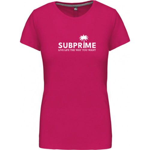 Subprime T-Shirt Wmn Tee Palm Rood - Subprime - Modalova