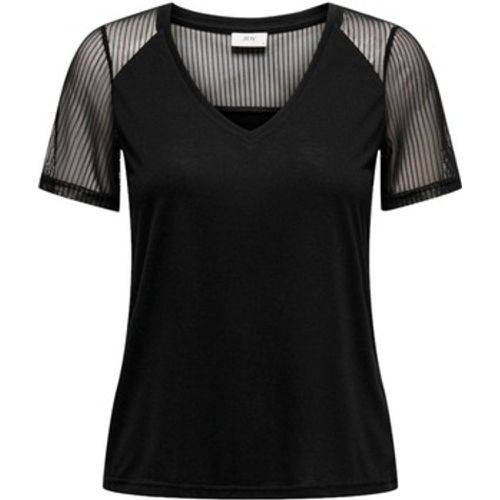 T-Shirt JDYSTINNE S/S STRIPE MESH TOP JRS 15333563 - Jacqueline De Yong - Modalova