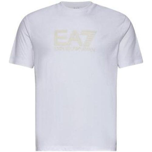 T-Shirts & Poloshirts Visibility Logo T-Shirt White - Ea7 Emporio Armani - Modalova