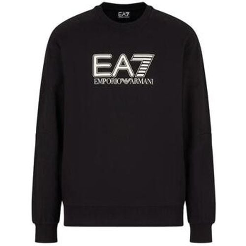 Sweatshirt Visibility Cotton Sweatshirt Black - Ea7 Emporio Armani - Modalova