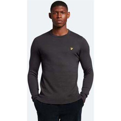 Pullover Rundhalspullover aus Merinowolle aus Baumwolle – Gunmetal - Lyle & Scott - Modalova