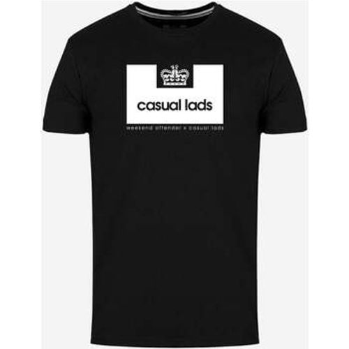 T-Shirts & Poloshirts Casual Lads t-shirt - black - Weekend Offender - Modalova