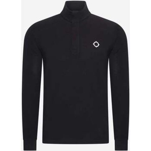 Pullover Ls funnel neck polo - black - Ma.strum - Modalova