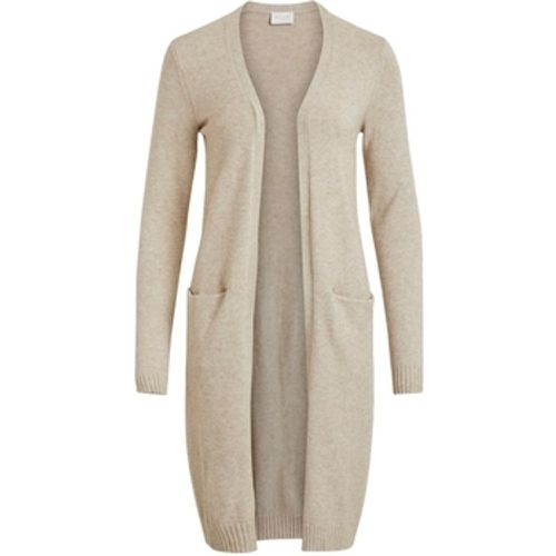 Damenmantel Noos Ril Long Cardigan - Natural Melange - Vila - Modalova