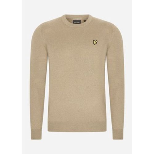 Pullover Cotton merino crew neck jumper - sage uniform - Lyle & Scott - Modalova