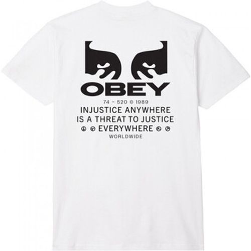 T-Shirts & Poloshirts justice everywhere - Obey - Modalova