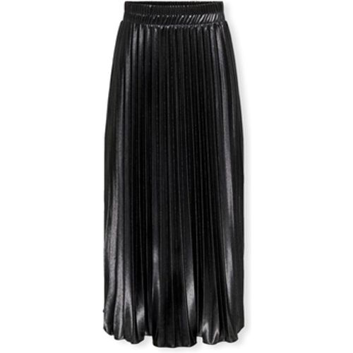 Röcke Lyon Pleated Shine Skirt - Black - Only - Modalova