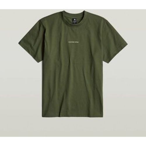 T-Shirts & Poloshirts D25677-C336 CENTER CHEST-B230 SHADOW OLIVE - G-Star Raw - Modalova