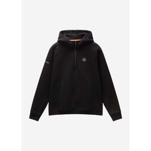 Sweatshirt Badge halfzip hoodie - black - Napapijri - Modalova