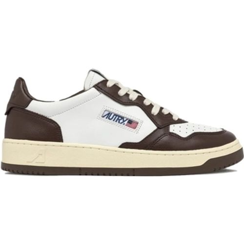 Sneaker Medalist Low Bicolor - White/Chestnut - Autry - Modalova