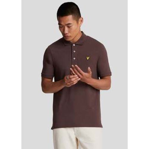 T-Shirts & Poloshirts Schlichtes Poloshirt – tiefes Mahagoni - Lyle & Scott - Modalova