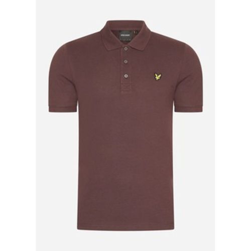 T-Shirts & Poloshirts Plain polo shirt - deep mahogany - Lyle & Scott - Modalova